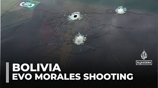 Bolivia’s Morales says shots fired at his car as political tensions rise [upl. by Nivlac]