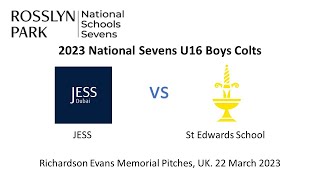 U16 JESS vs St Edwards School 2023 Rosslyn Park National Schools Sevens [upl. by Alegna]