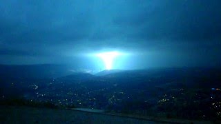 Orage sur Millau le 27072013 [upl. by Beka569]