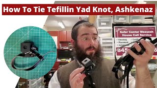 Ashkenaz How to tie Tefillin Shel Yad Kesher  Hand knot for Righty and Lefty [upl. by Ihdin]