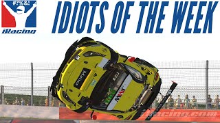 iRacing Idiots Of The Week 6 [upl. by Anaeirb111]