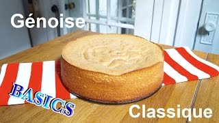 RECETTE GÉNOISE FACILE ET MOELLEUSE [upl. by Asssilem]