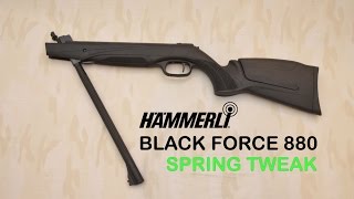 Hammerli Black force 880 spring tweak and lube [upl. by Ellened311]