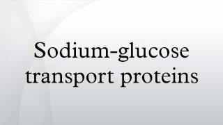 Sodiumglucose transport proteins [upl. by Lello976]