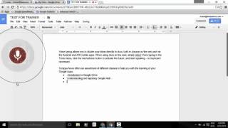 Issue commands when voice typing in Google Docs [upl. by Assirahs]