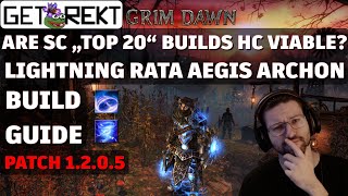 Grim Dawn Build Highlight  Lightning Retaliation Aegis Archon  SC quotTOP 20quot [upl. by Jolie373]