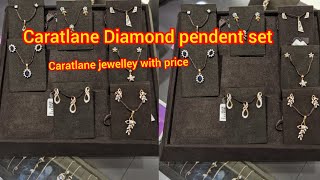 caratlane jewelley with price caratlane Diamond pendent set [upl. by Letniuq626]