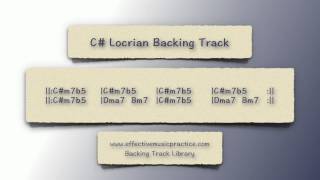 C Locrian Mode Backing Track [upl. by Maltz]