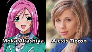 Characters and Voice Actors  Rosario  Vampire [upl. by Llennol]