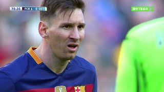 Lionel Messi vs Getafe Home 1516 HD 720p  English Commentary [upl. by Etan911]