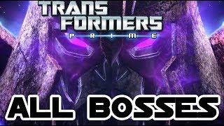 Transformers Prime All Bosses  Boss Fights WiiU [upl. by Eednar]