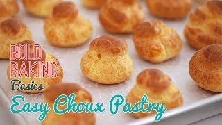 Easy Choux Pastry Recipe [upl. by Sheff]