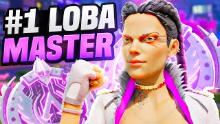 Becoming the 1 LOBA MASTER RANK Apex Legends [upl. by Ain]