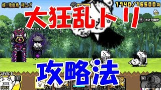 【ふたりで！にゃんこ大戦争】大狂乱トリ攻略 [upl. by Rasec]