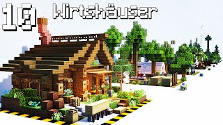 10 Wirtshäuser in Minecraft 🔟 Minecraft Gasthaus bauen deutsch [upl. by Irovi]