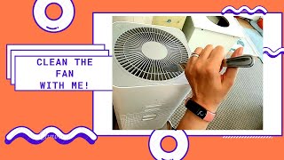 How I clean the Xiaomi air purifier fan how to clean the air purifier and change filter [upl. by Yttocs241]