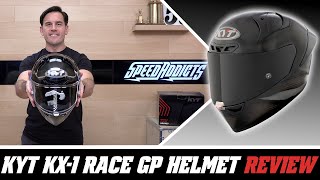 KYT KX1 Race GP Helmet Review at SpeedAddictscom [upl. by Aillil791]