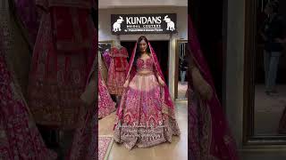 Ombré designer bridal Lehenga Choli😍Shopping in Chandni Chowkshorts fashion lehenga bride [upl. by Neram]