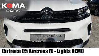 Citroen C5 Aircross Facelift  LIGHTS Demonstration [upl. by Anih]