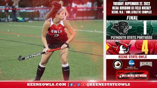 Keene State Field Hockey Highlights vs Plymouth State 9272022 [upl. by Delaine]