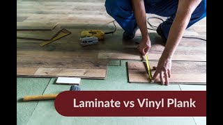 Luxury Vinyl Plank vs Laminate Flooring  Pros amp Cons [upl. by Koeninger]