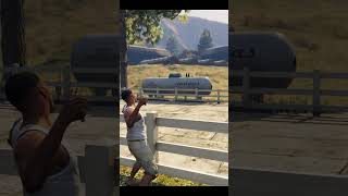 Grand Theft Auto V Nintendo Switch Gameplay  MoonlightNX [upl. by Ahsille]