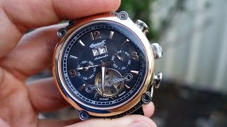 Ingersoll quotCimarronquot Automatic Watch Review IN6907RBK  Perth WAtch 25 [upl. by Lama]