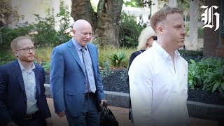 Focus Phillip Polkinghorne arrives at court with family [upl. by Niwhsa235]