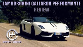 Lamborghini Gallardo Performante Review  Fifth Gear Classic [upl. by Akkim]