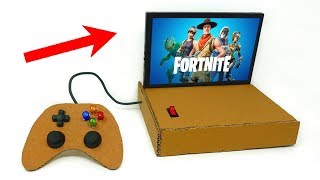 Como Hacer una CONSOLA CASERA para Jugar a FORTNITE [upl. by Adrell]