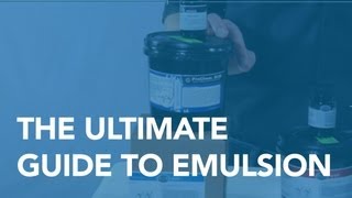 How to Screen Print Ultimate Guide to Choosing The Right Emulsion For Your Print [upl. by Casimire]