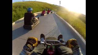 Full Course Skyline Luge Calgary Alberta [upl. by Ardnaiek341]