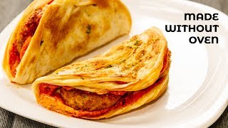 Taco Mexicana  Homemade Dominos Style in Tawa  Oven Tacos Shells Recipes  CookingShooking [upl. by Aisenat]