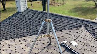 Ambient Weather Station Tripod Installation [upl. by Kcinimod347]