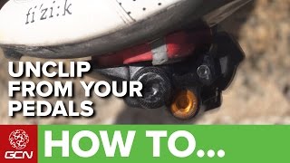 How To Unclip  Avoid A Clipless Pedal Disaster [upl. by Emmer599]