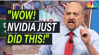 Jim Cramer quotAnyone Holding Nvidia Stock Must Hear This Urgent Updatequot [upl. by Hewe]