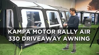 Kampa Motor Rally Air 330 Driveaway Awning Review [upl. by Yanaj851]