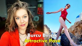 Burcu Biricik holiday season posed with her red swimsuit [upl. by Indira]