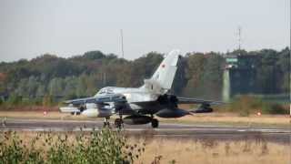 Steadfast Noon 2012 Kleine Brogel Tornado F16 Departures [upl. by Kirven762]