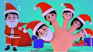 Santa famiglia dito  canzone per bambini  baby rima  Santa Finger Family  Finger Family Song [upl. by Florri]