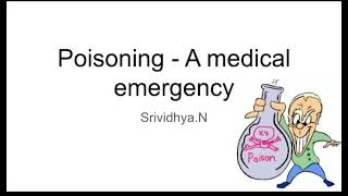 Acute Poisoning Mild Moderate and Severe [upl. by Meisel]