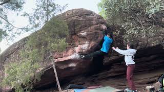 La Playa 7A  Albarracín Bouldering [upl. by Angrist]