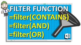 NEW  EXCEL FILTER Function  Everything you need to know [upl. by Meredithe]