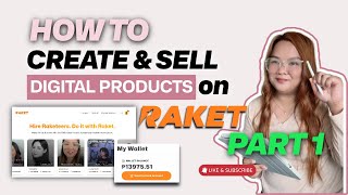 How to Create and Sell Digital Products in Raket PH FULL COURSE  Philippines  Stepbystep PART 1 [upl. by Notsirb]