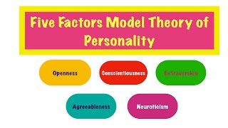 The Big Five Factor Model Theory of Personality  Big Five  Vidya Venue [upl. by Etep]