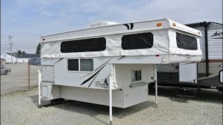 2007 Palomino Bronco 1500 Truck Camper Walkthru  R13930A [upl. by Aseral604]