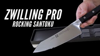 Zwilling Henckels Pro Rocking Santoku  Smoky Mountain Knife Works  Worlds Largest Knife Store [upl. by Aelanej834]