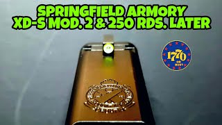 Springfield Armory XDS Mod 2 9mm Overall impressions 250 rounds later [upl. by Ecila]