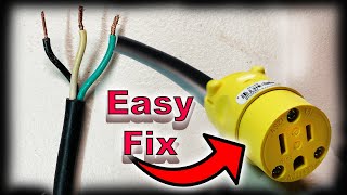 How To Fix An Extension Cord  Easy DIY Repair [upl. by Silbahc]