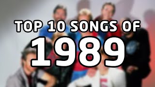 Top 10 songs of 1989 [upl. by Riddle]